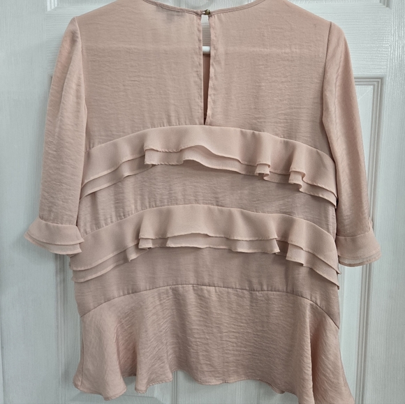 Who What Wear Layered Ruffle Top - Picture 4 of 7